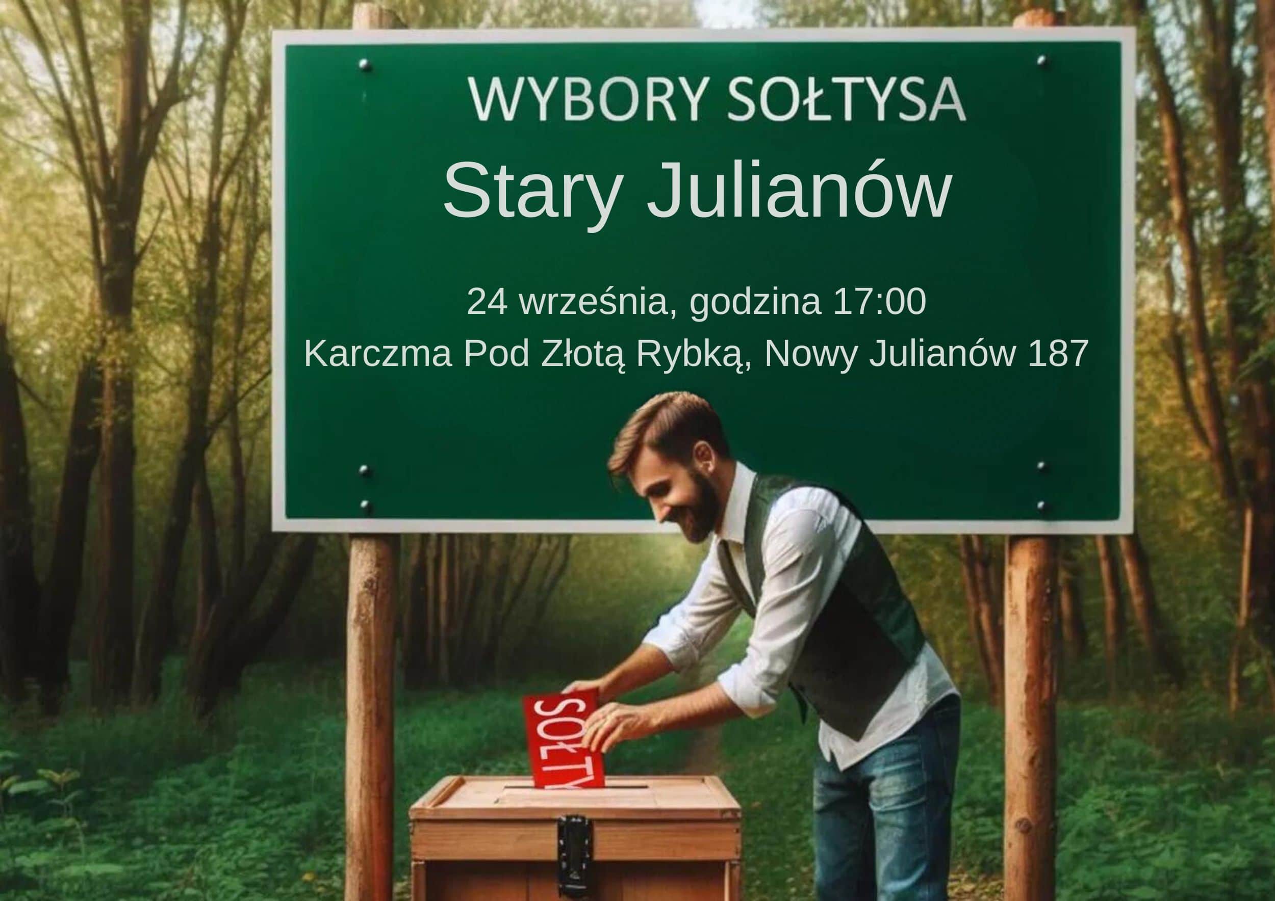 Wybory sołtysa w sołectwie Stary Julianów