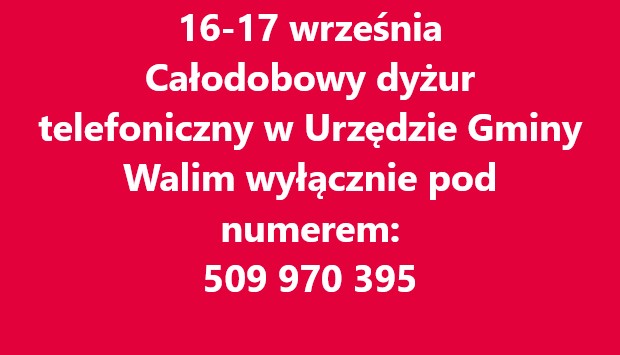 UWAGA – komunikaty powodziowe 16.09 (AKTUALIZACJA 15:20)