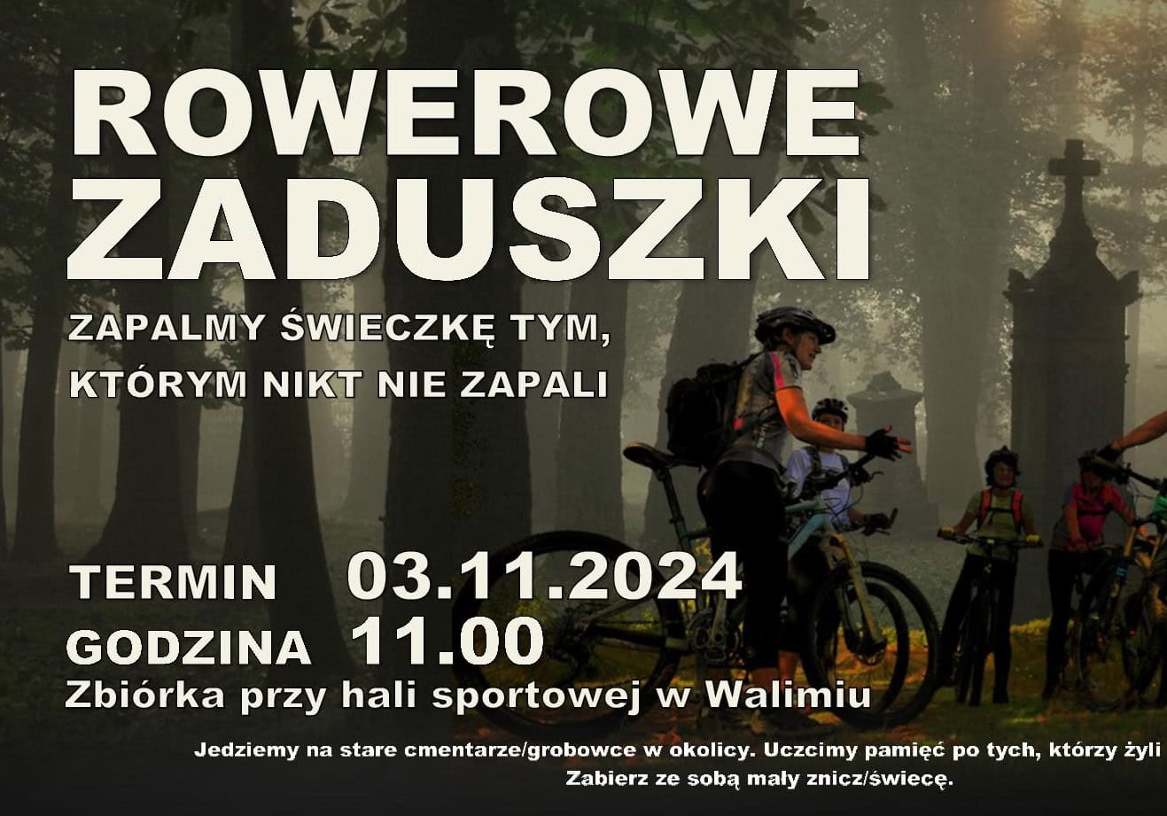 Rowerowe Zaduszki odbędą się 3 listopada