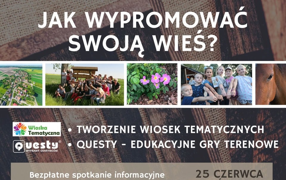 Bezpłatne szkolenie dla KGW i NGO: „Jak wypromować swoją wieś”