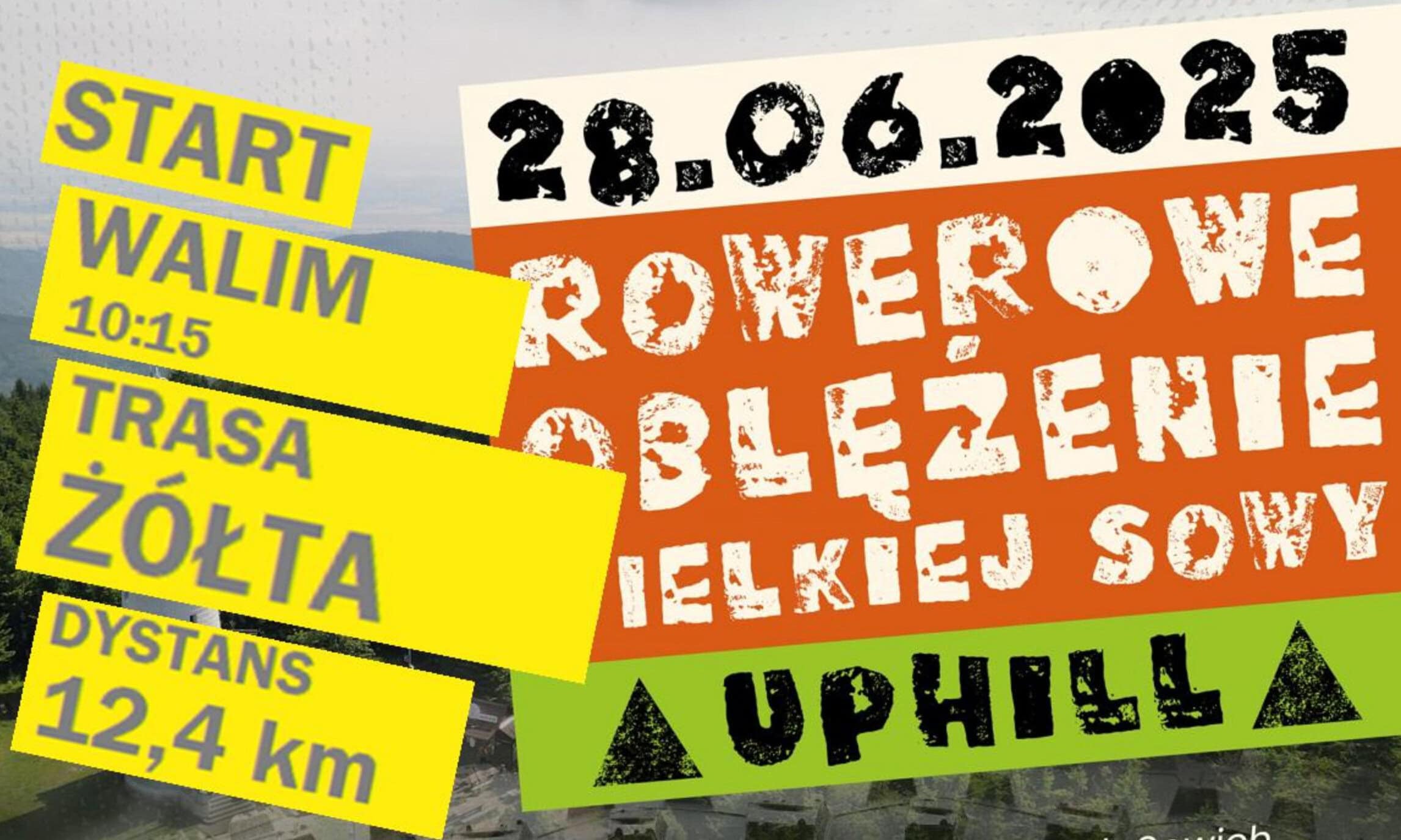 Rowerowe Oblężenie Wielkiej Sowy już w najbliższy weekend! Zapisy trwają.