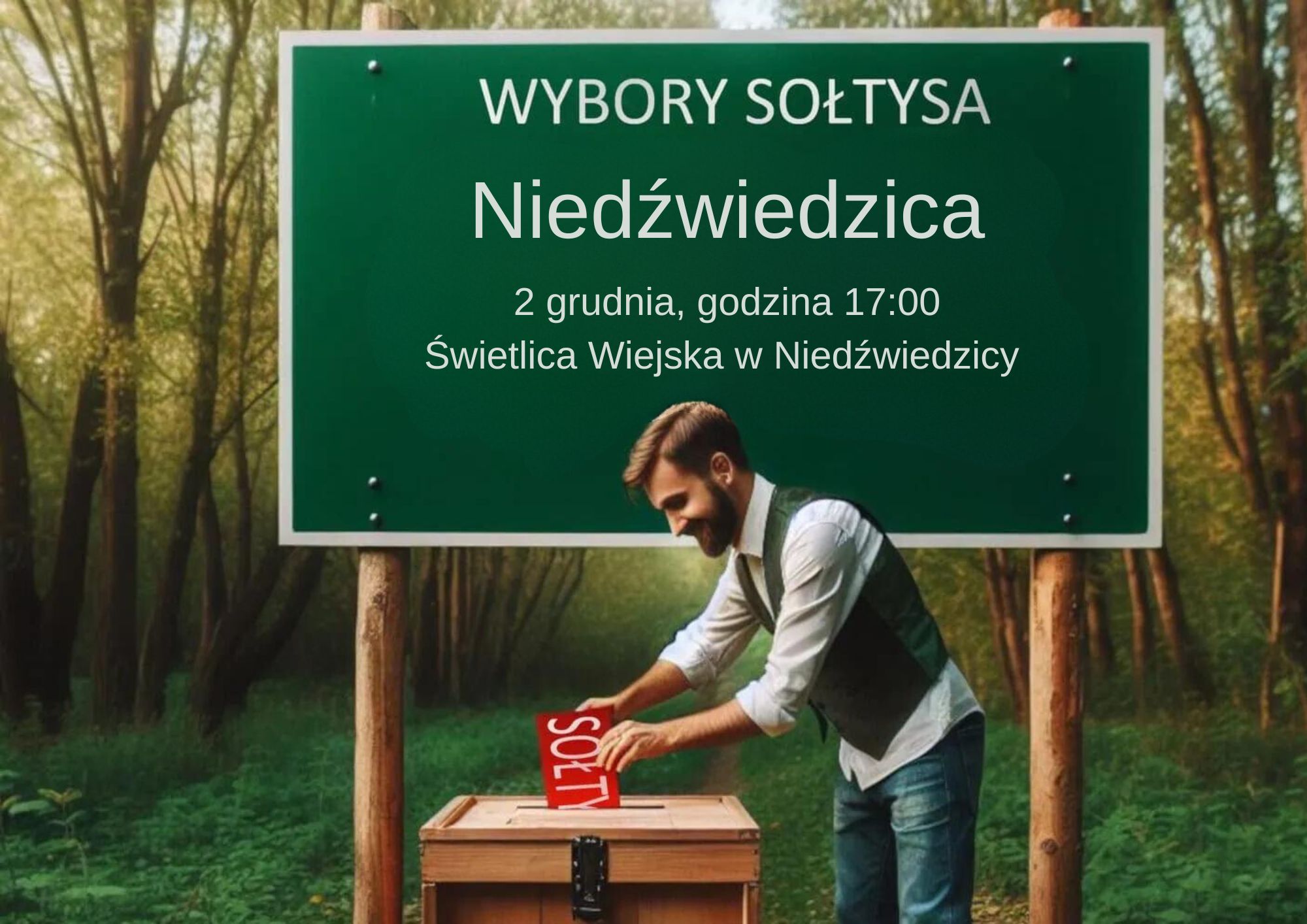 Wybory uzupełniające Sołtysa Niedźwiedzicy